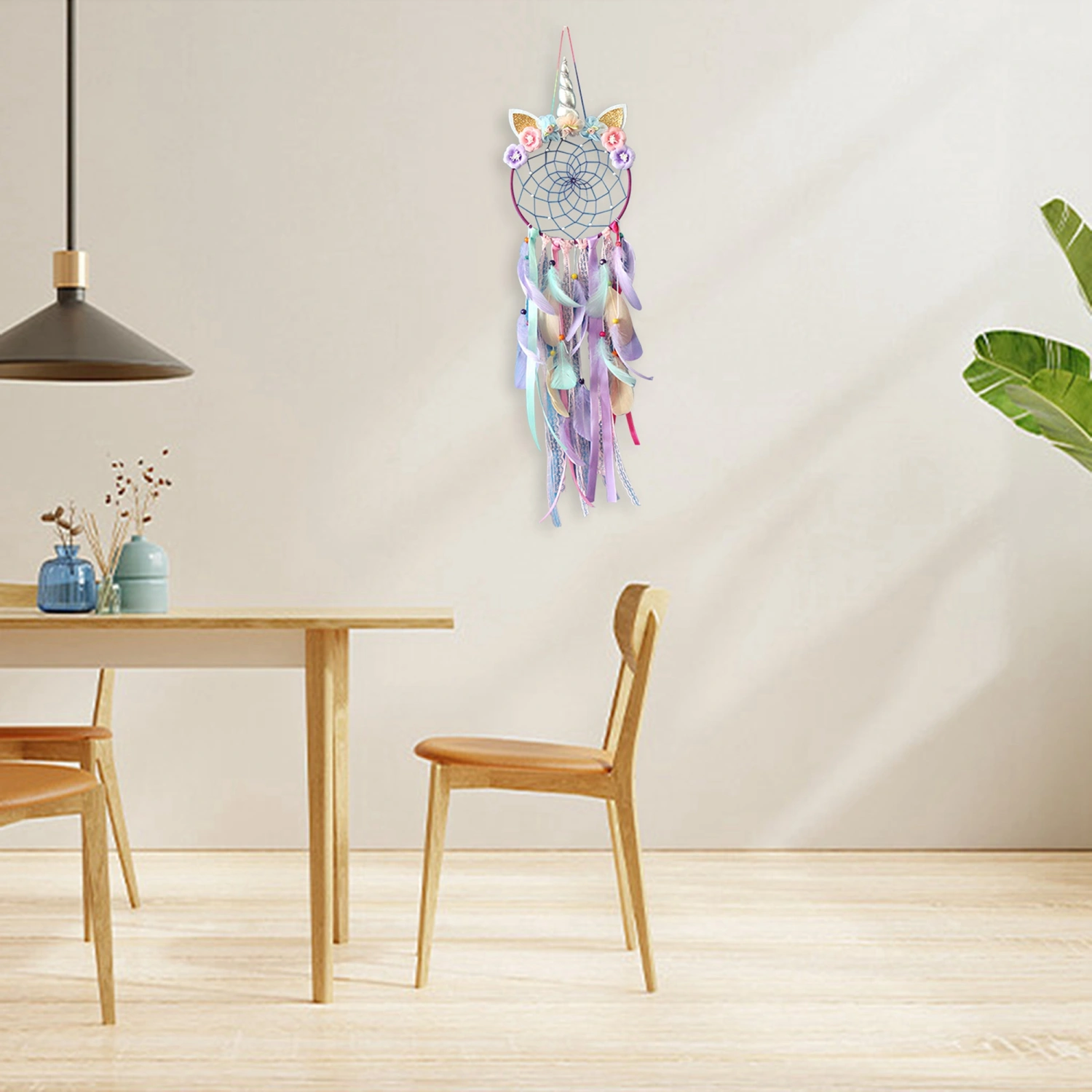 Unicorn Dream Catchers Colorful Dreamcatchers Wall Art Decoration