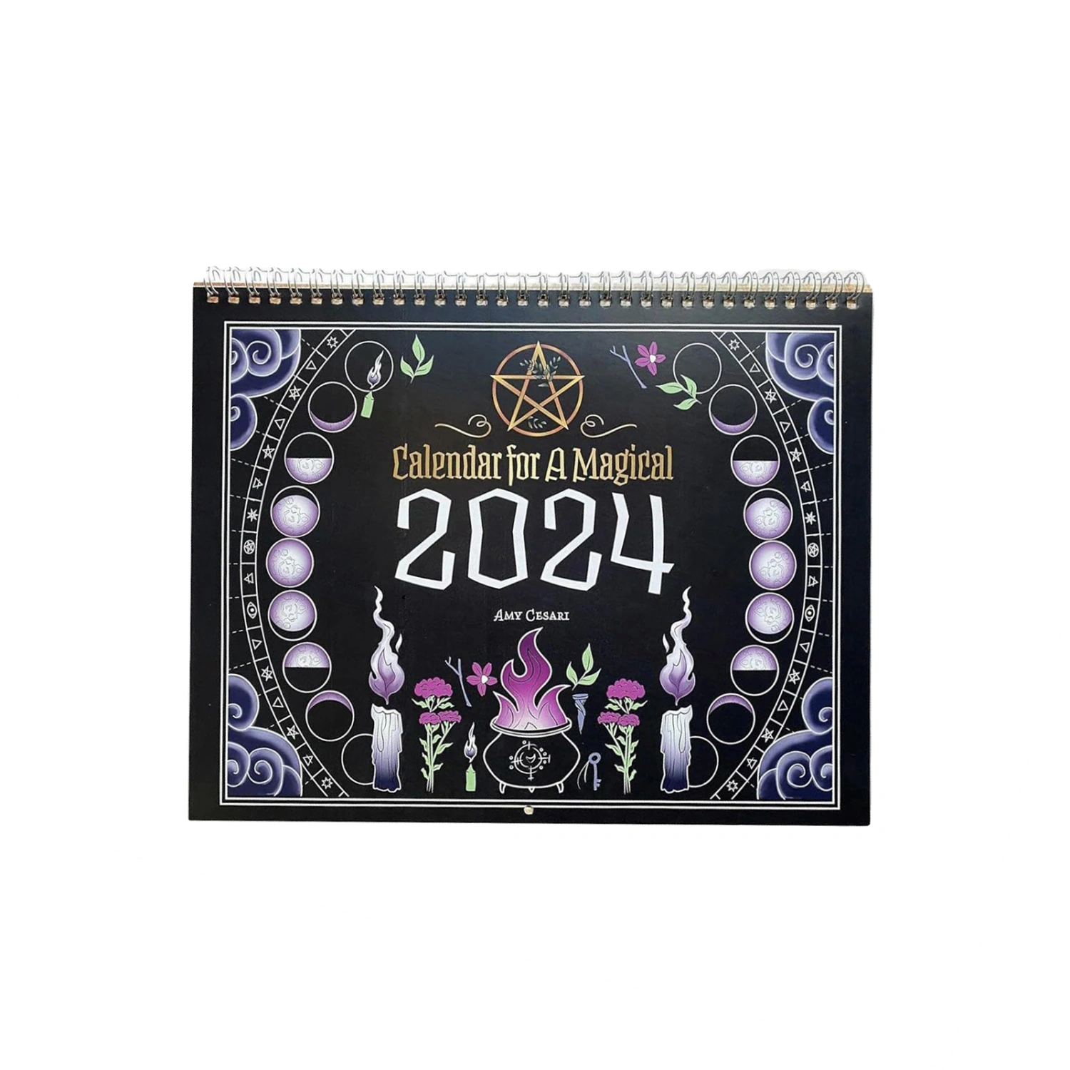 2024 Magic Desk Calendar Monthly Planner Standing Desktop Calendar 