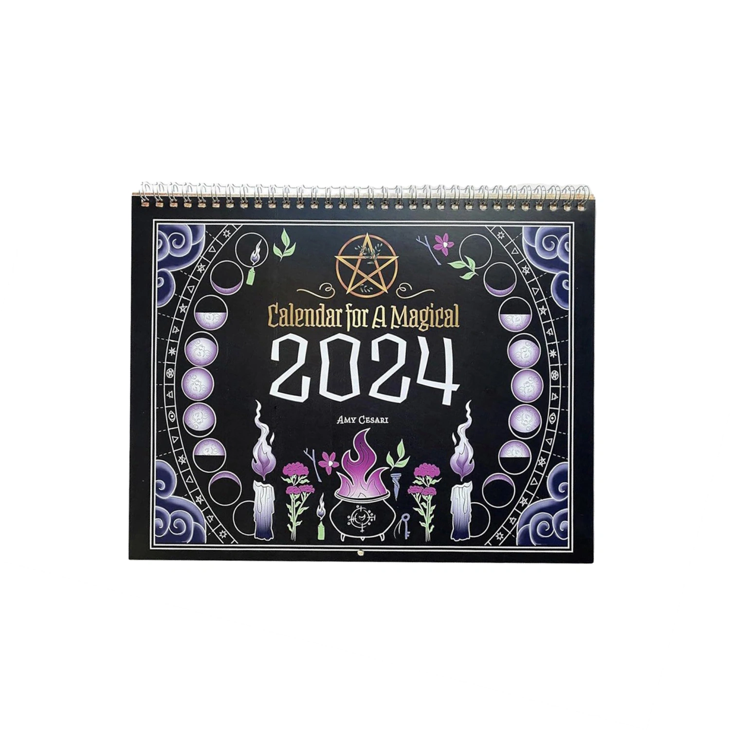 2024 Magic Desk Calendar Monthly Planner Standing Desktop Calendar 
