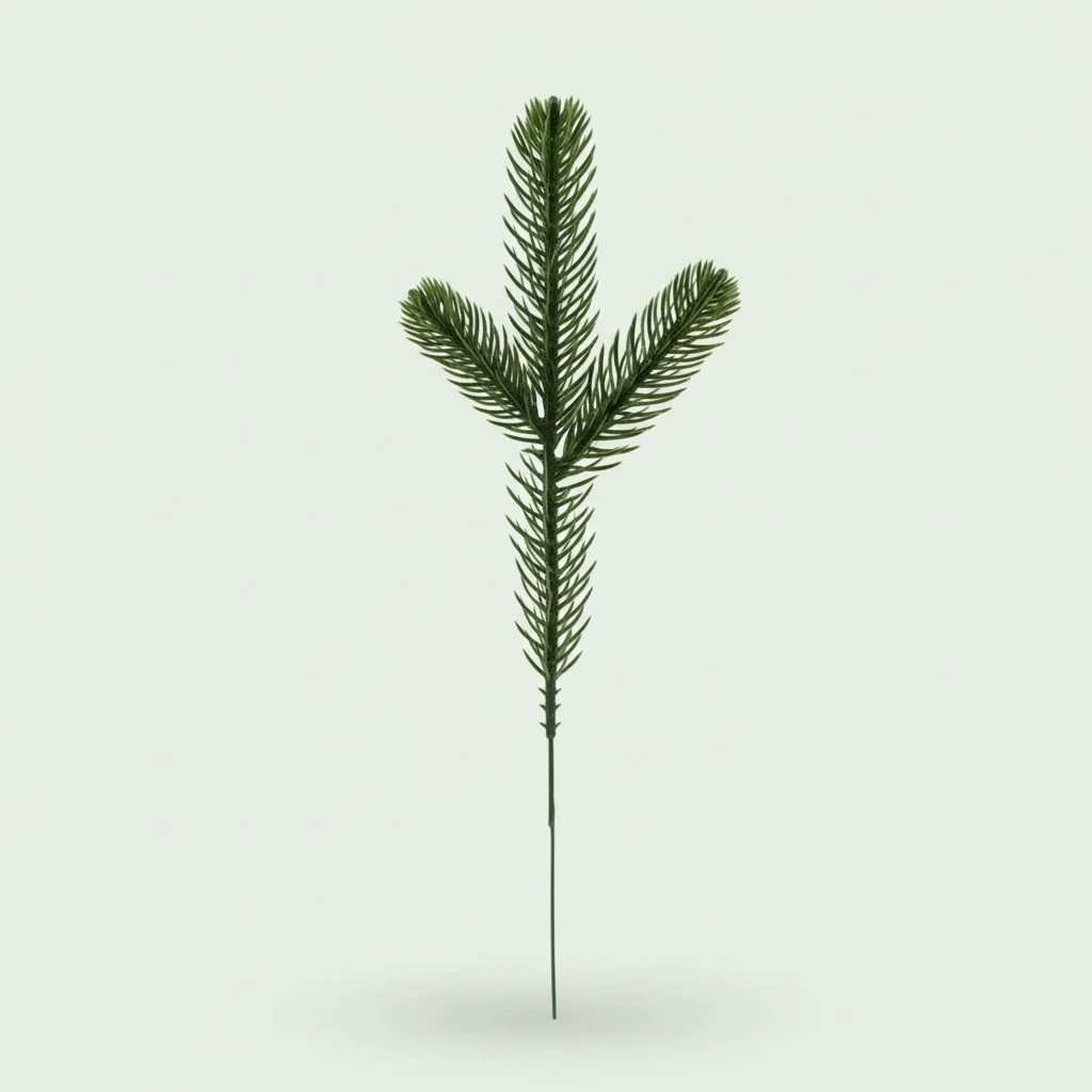 Christmas Artificial Pine Branches 10 Inches Pine Needle DIY Wreath