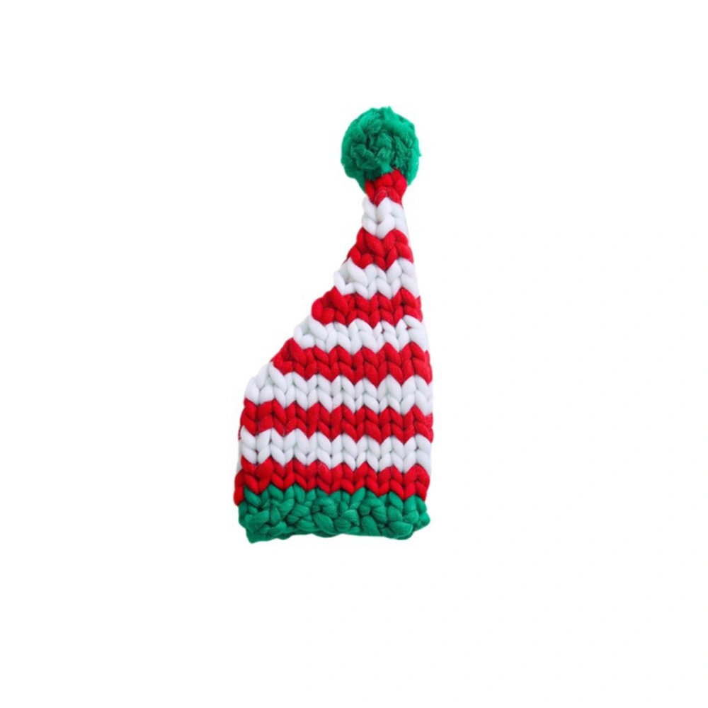 Winter Santa Hat Cute Striped Christmas Knitted Beanies Soft Warm Caps