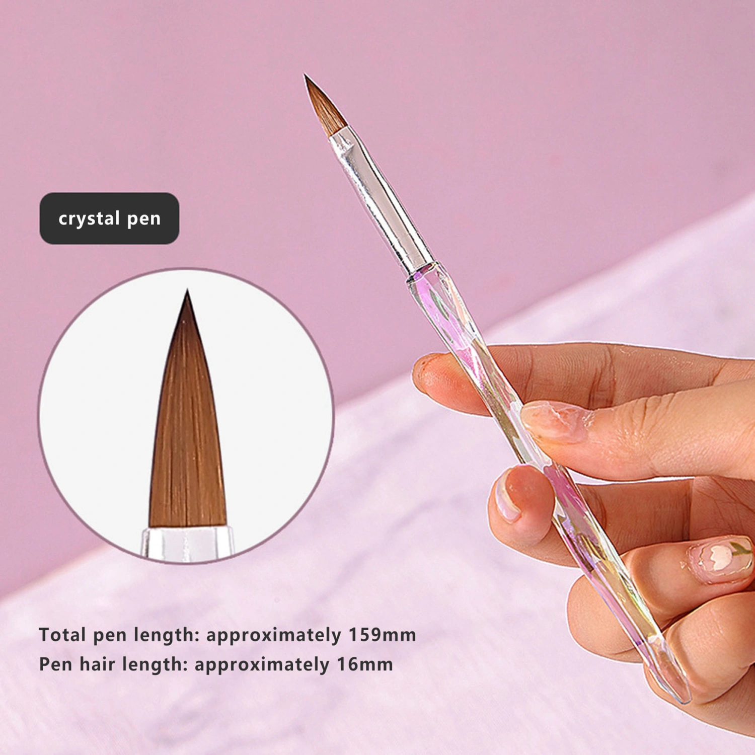 Nail Art Brushes, Nail Brushes for Nail Art with Nail Liner Brush