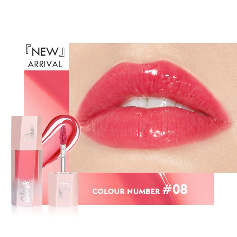 Liquid Moisturizing Lip Gloss, Long-Lasting Non-Stick Cup Lipstick