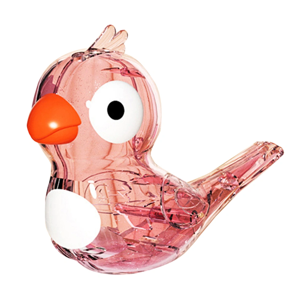 Bird Water Whistle, Transparent Portable Water Filling Kids Toy Gift