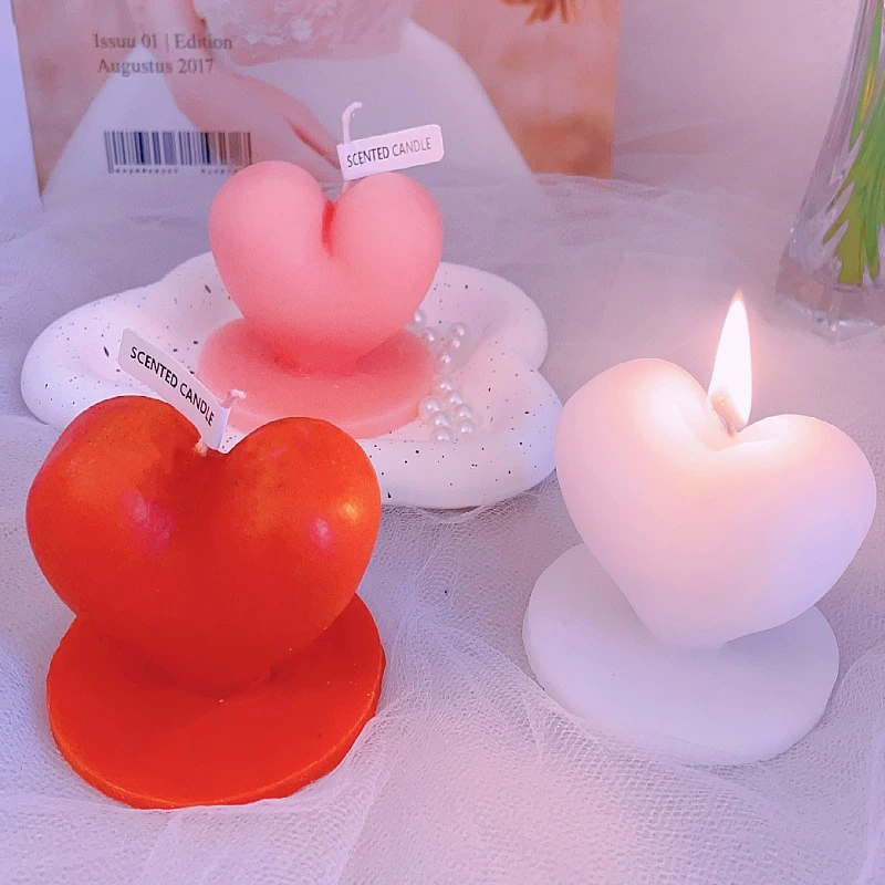 Chinese Valentine's Day Creative Standing Love Scented Candle Ornaments