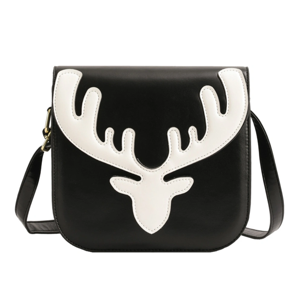 Women Christmas Deer Messenger Bag Handbags Crossbody Shoulder Bag