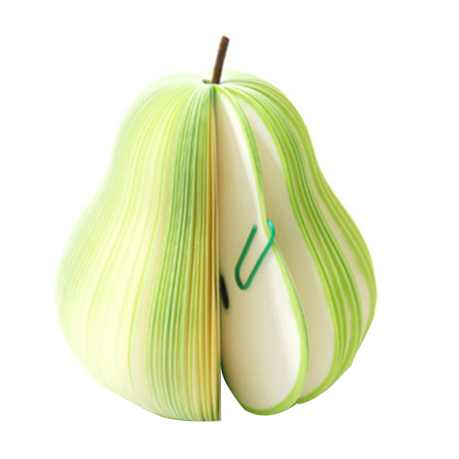 Cute Sticky Notes 3D Apple/Pear Shape Self-Stick Memo Pads Writing Pad