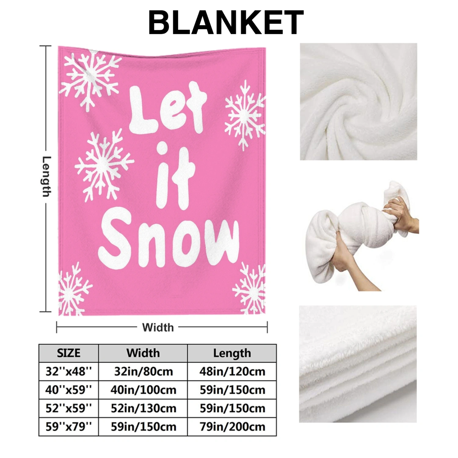 2Pcs Pink Merry Christmas Plush Throw Blanket Pillowcase, Snowman Blanket for Sofa Couch Teens Decor Pink Xmas Tree Flannel Fleece Blanket Christmas(Pink-33,32x48'')