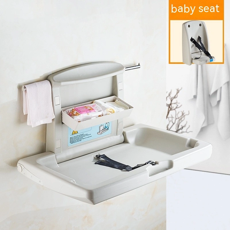 Third Toilet Baby Care Desk Foldable Wall Hanging