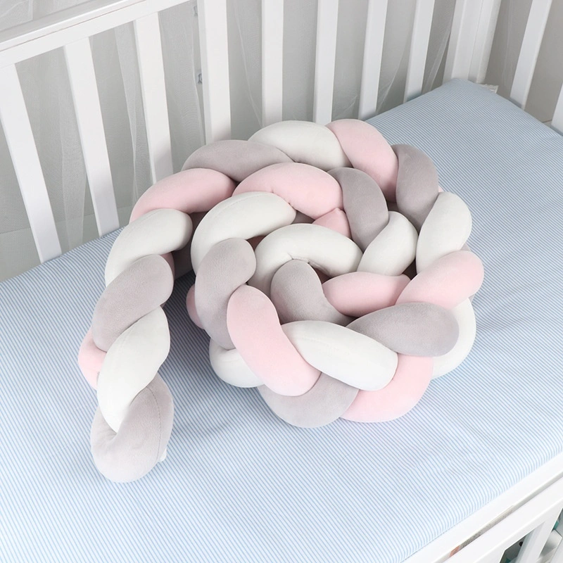 Knotted Long Pillow Three-strand Twist Spandex Bed Fence Baby