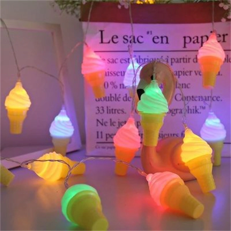 New Led Ice Cream Lighting Chain Lamp Decorative Light Children's Room Restaurant Decoration