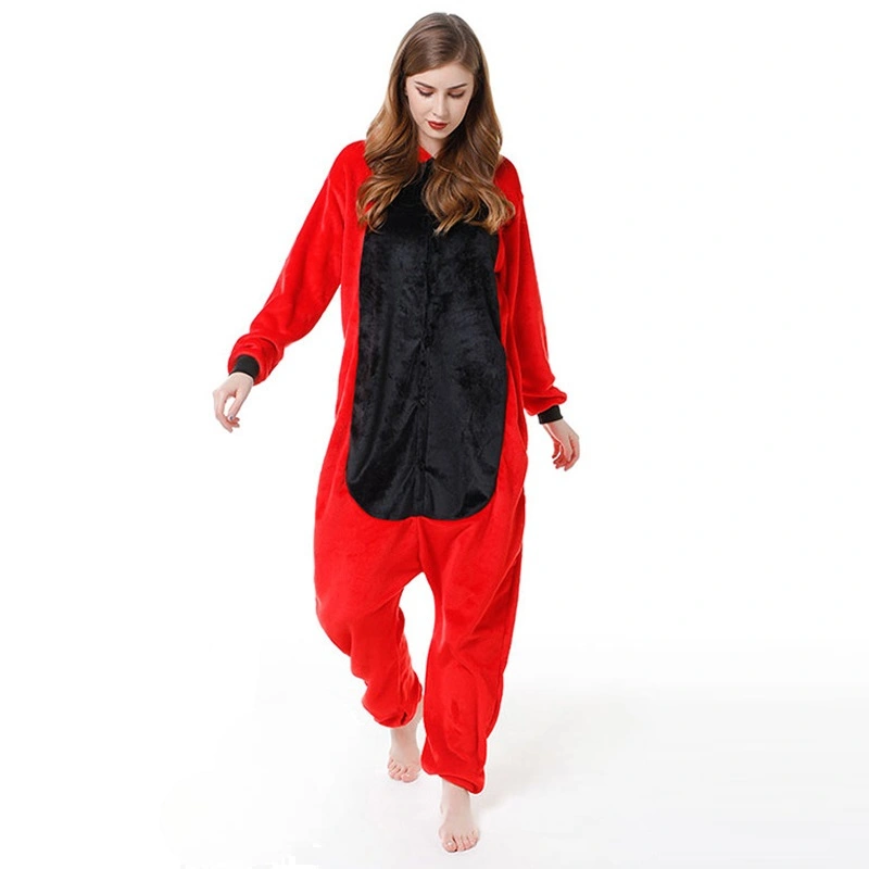 Flannel Dinosaur Animal One-piece Pajamas
