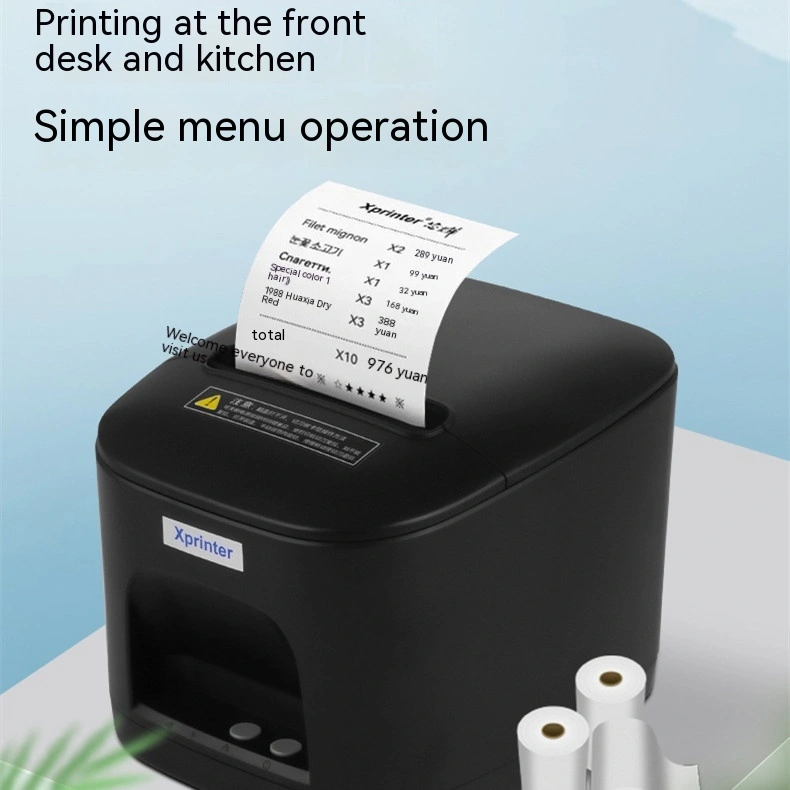 Thermosensitive Receipt Printer Catering Medicine Cashier Front Desk