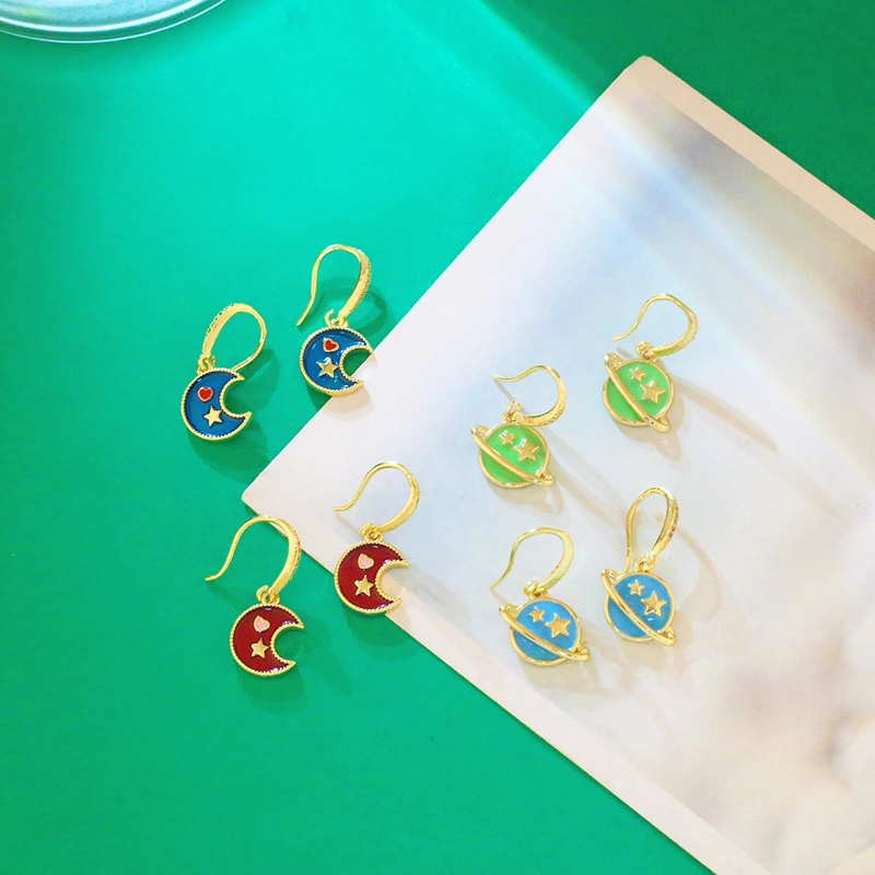 Universe Star Moon XINGX Earrings