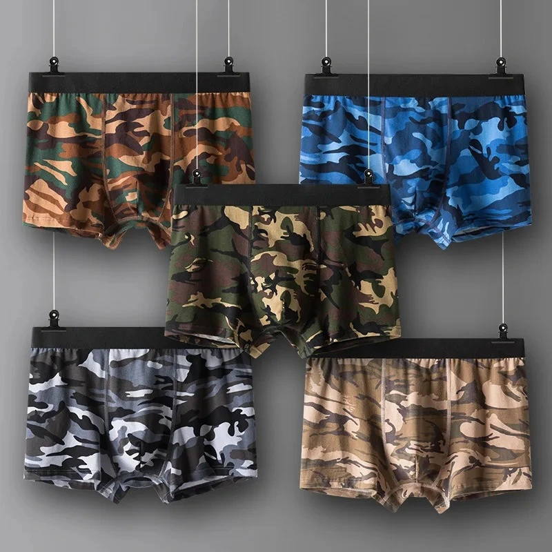 Men's Cotton Camouflage Underwear