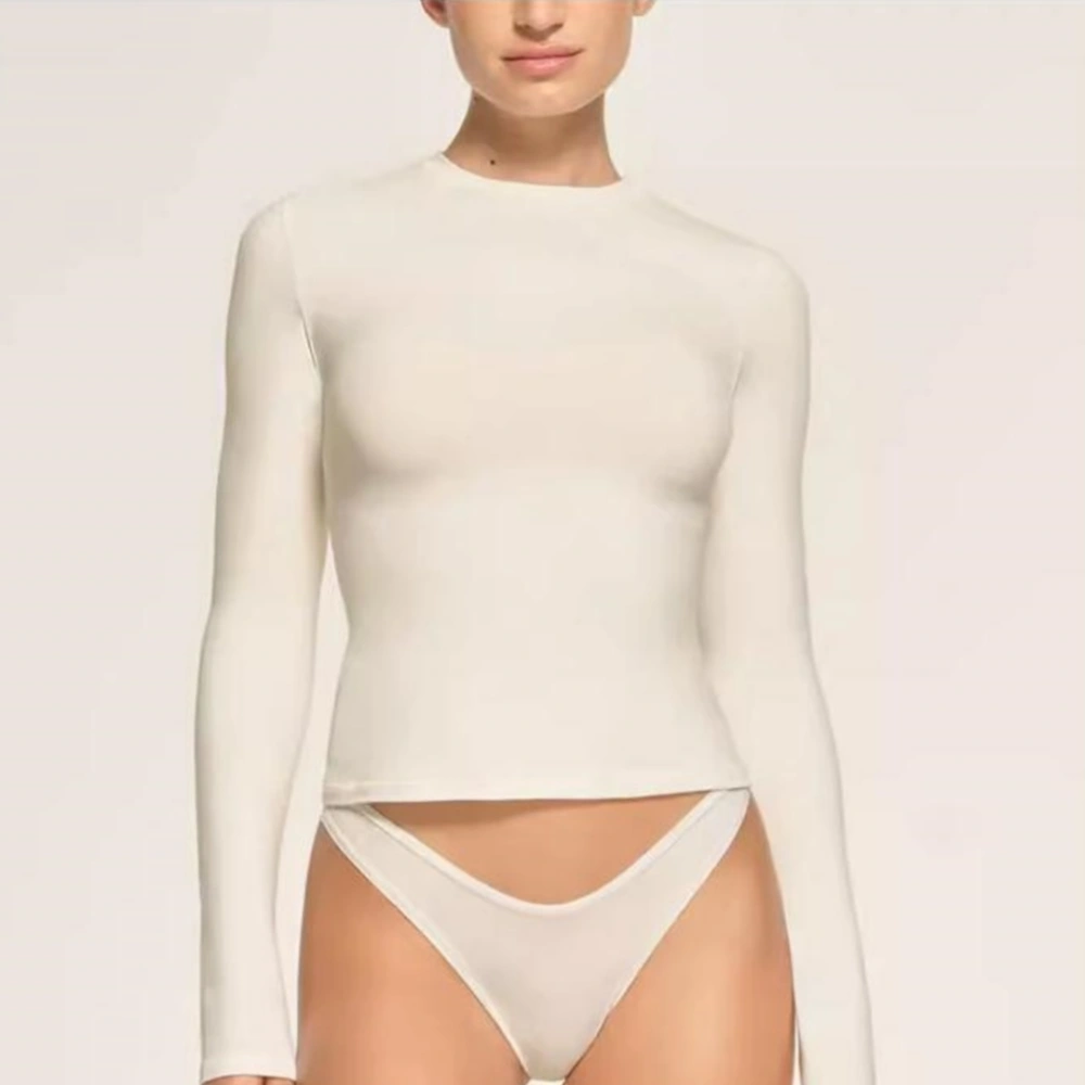 Tight Bottoming Shirt Upper Clothes Long Sleeves T-shirt