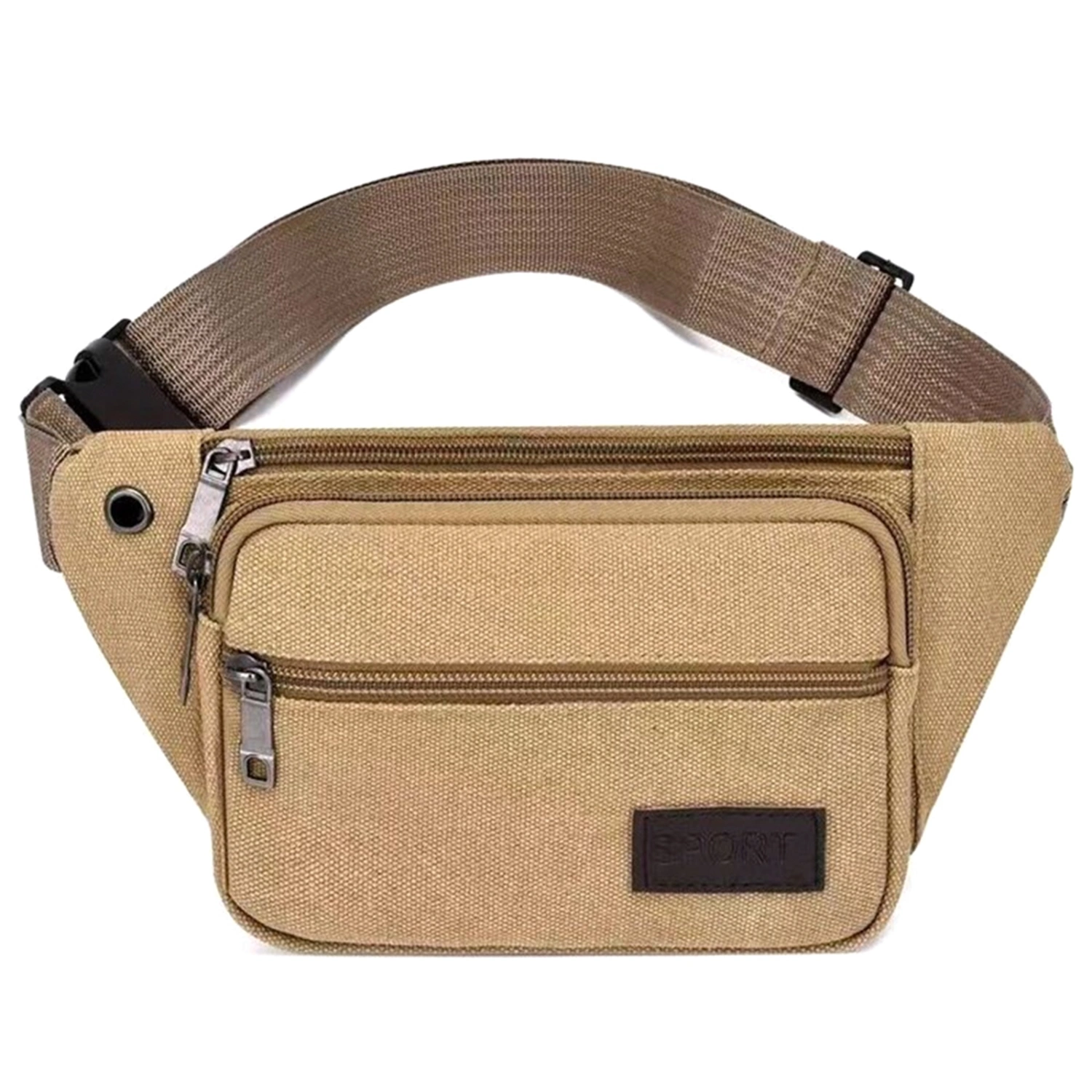 Men Crossbody Sling Bag Canvas Chest Shoulder Bag Fanny Packs