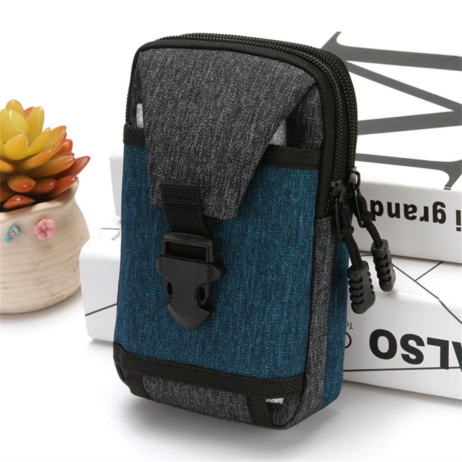 Men Cell Phone Waist Pouches, Small Canvas Pouch, Cell Phone Bag