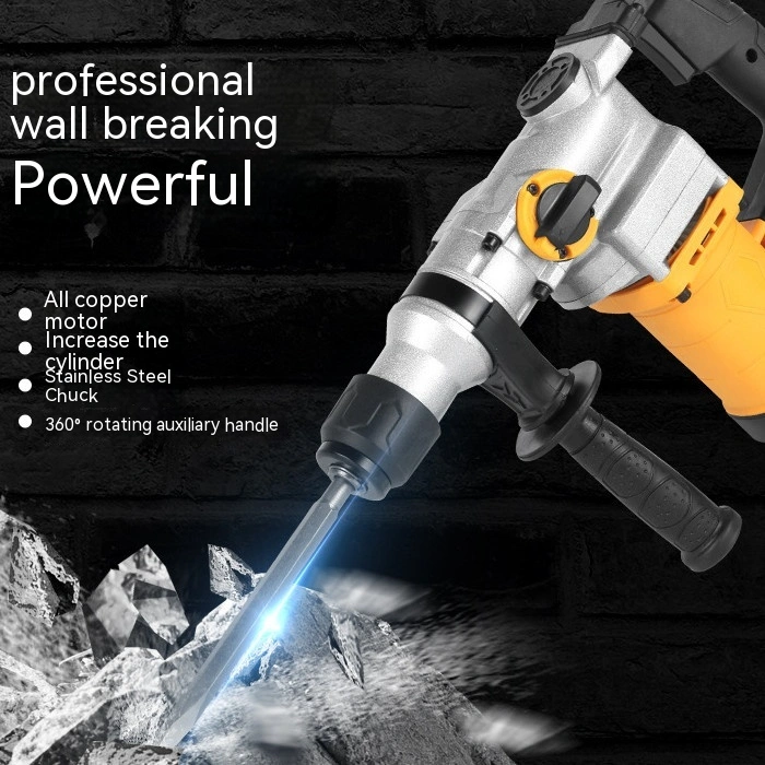 Copper Electric Hammer Electric Pick Multifunctional Impact Drill