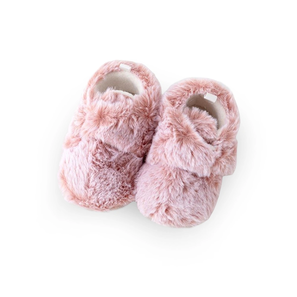 Baby Slippers Soft Anti-Slip Plush Booties Winter Infant Crib Shoes