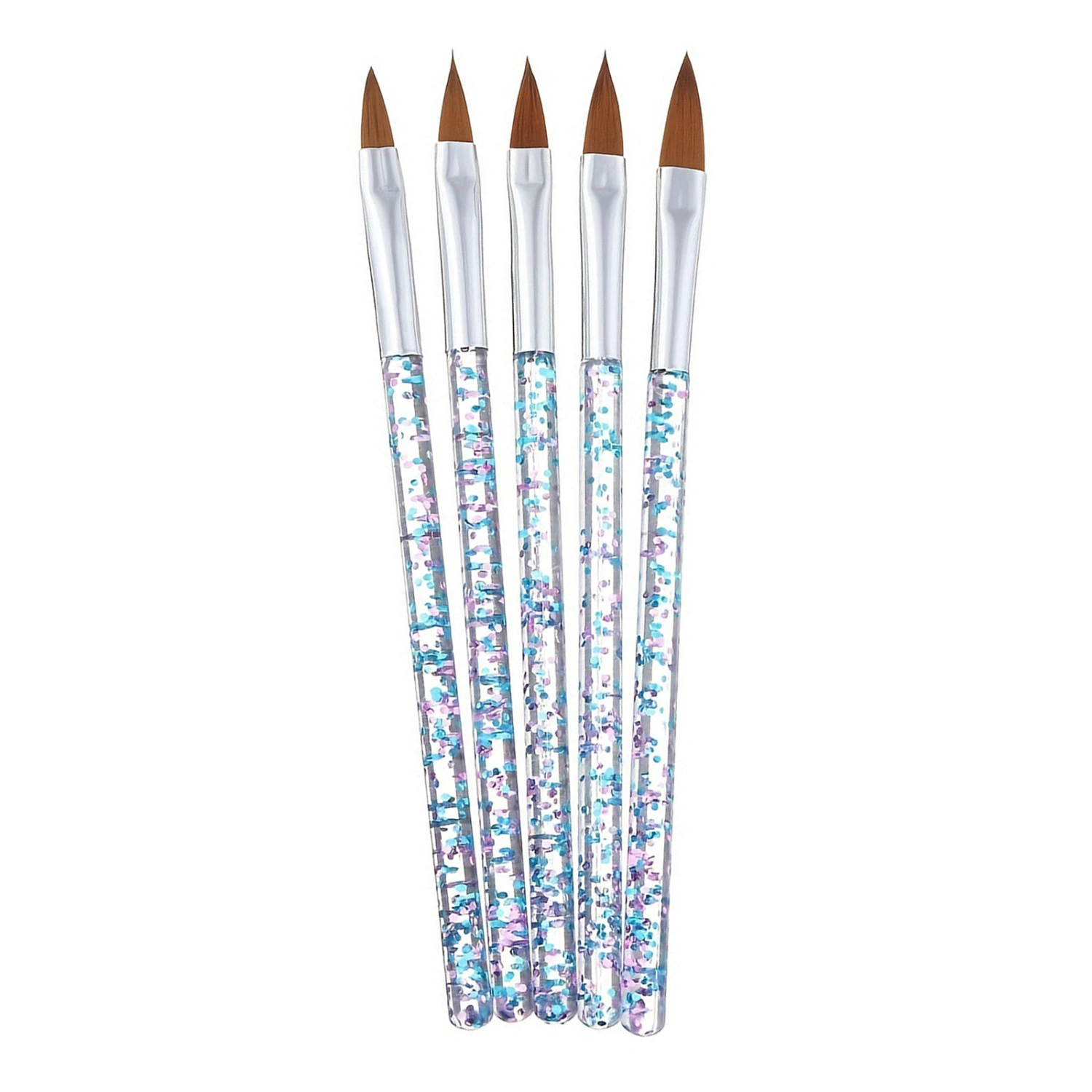 Nail Art Brushes 5Pcs Nail Design Tools Ombre Nail Painting Brushes