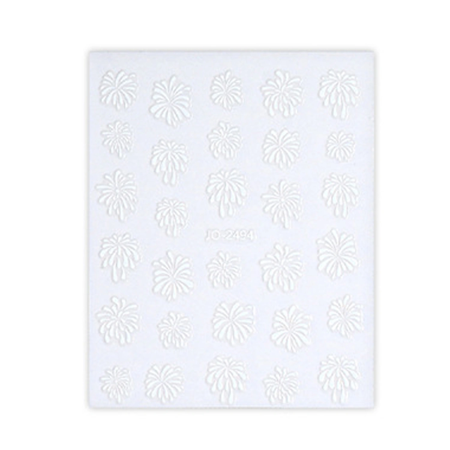 Fireworks Nail Stickers Self-Adhesive Gel Nail Decals for Salon Home 
