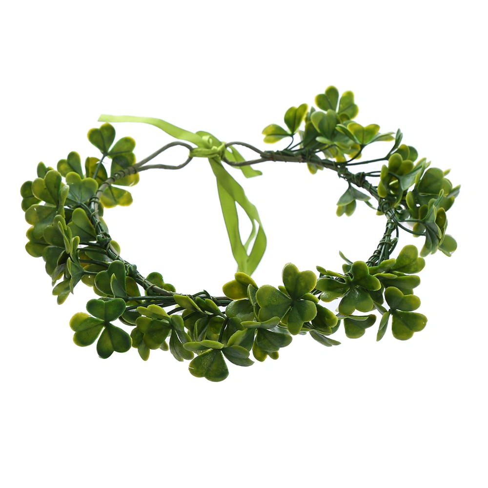 Irish Shamrock Headbands Crown Clover Headband Ireland Accessories