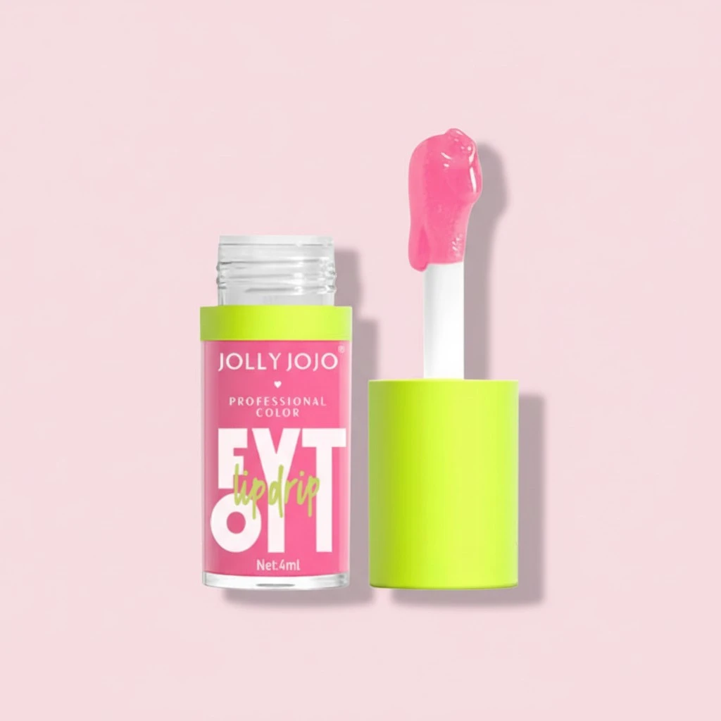 Hydrating Lip Glow Oil Transparent Fruit Flavor Non-Sticky Lip Gloss