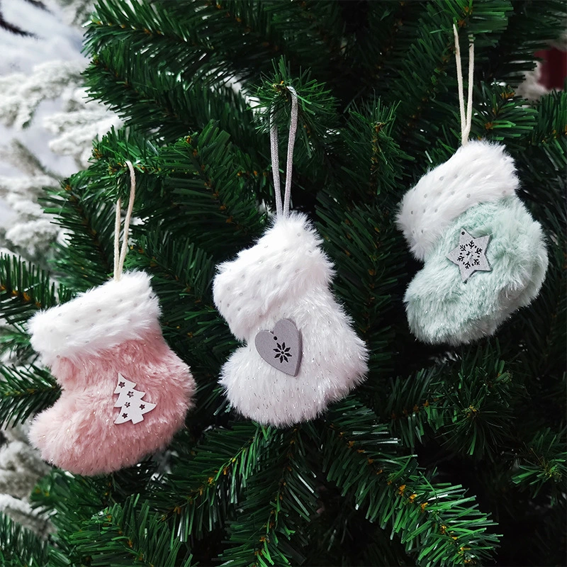 Christmas Plush Socks Hanging Decorations