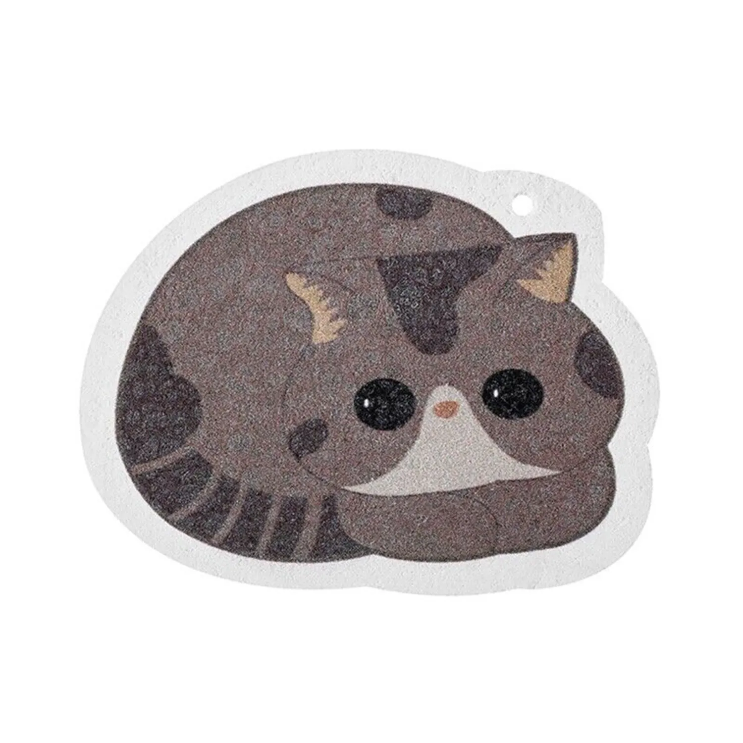 Non-scratch Scrub Sponge Cartoon Cat Dishwashing Sponge for Kitchen