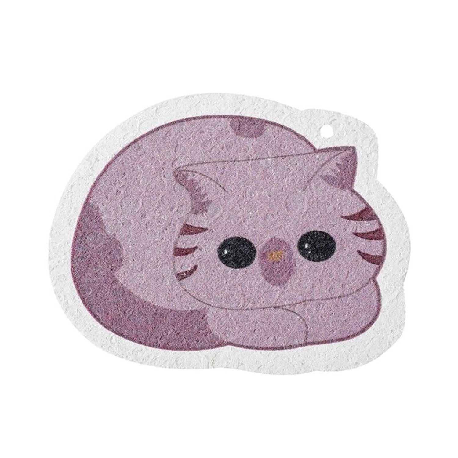 Non-scratch Scrub Sponge Cartoon Cat Dishwashing Sponge for Kitchen