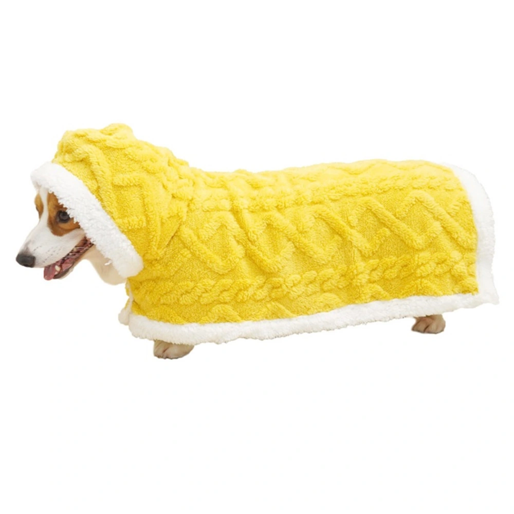 Pet Costume, Soft Flannel Warm Cape Indoor Outdoor Winter Clothes