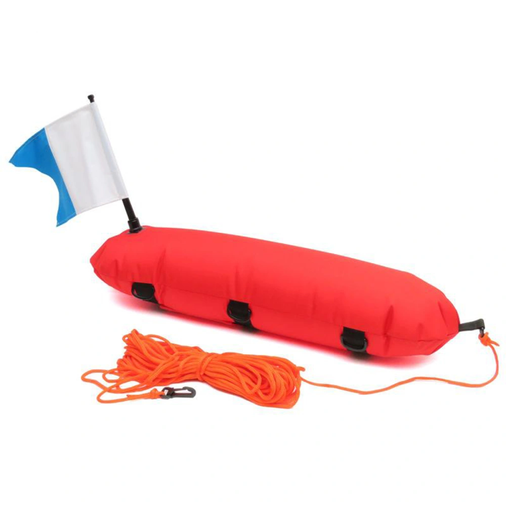 Spearfishing Torpedo Buoy Inflatable Surface Marker Buoy Signal Float 