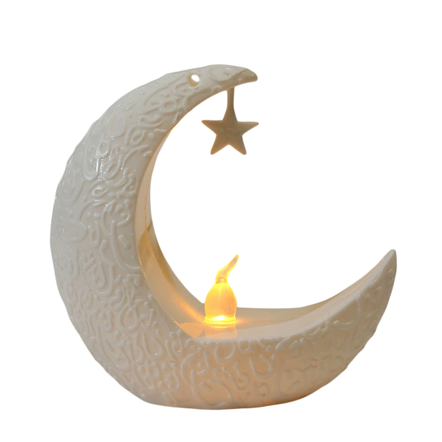 Ramadan Candle Holder Electronic Candle Lantern Table Decorations