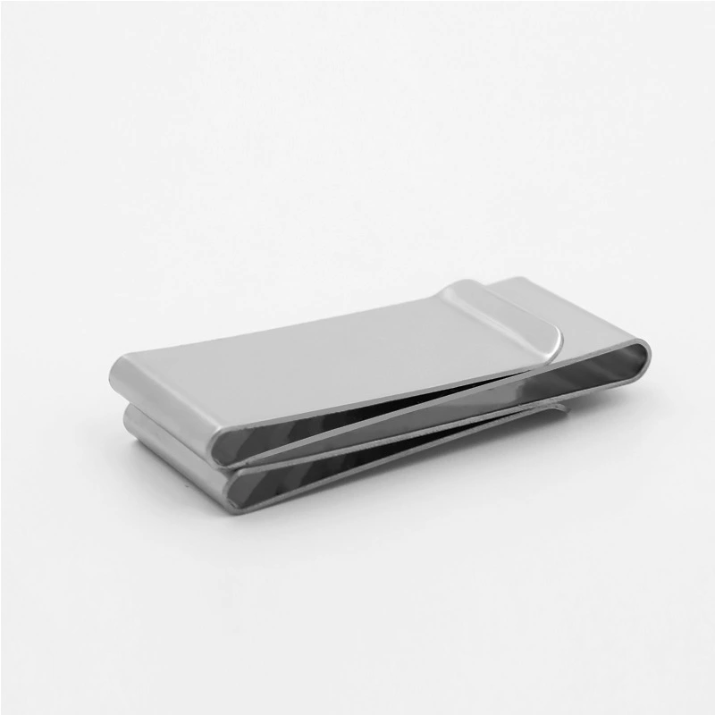 Lightweight Stylish Stainless Steel Bill Folder Simple Men