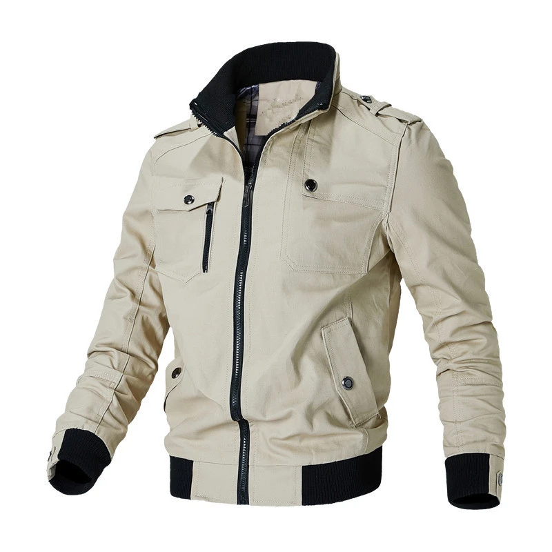 Casual Pocket Men's Labor Jacket Coat