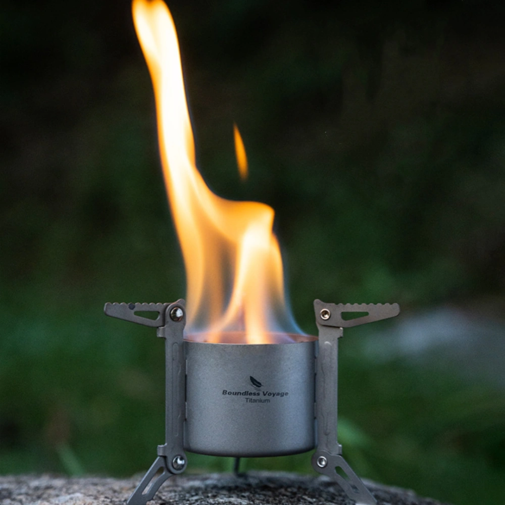 Pure Titanium Outdoor Folding Alcohol Stove