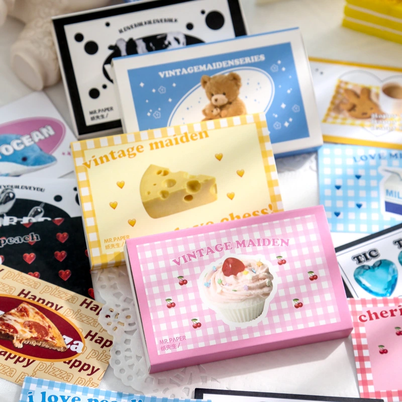 Cute Literary Journal Decoration Material Stickers 40 Pieces Into Stickers