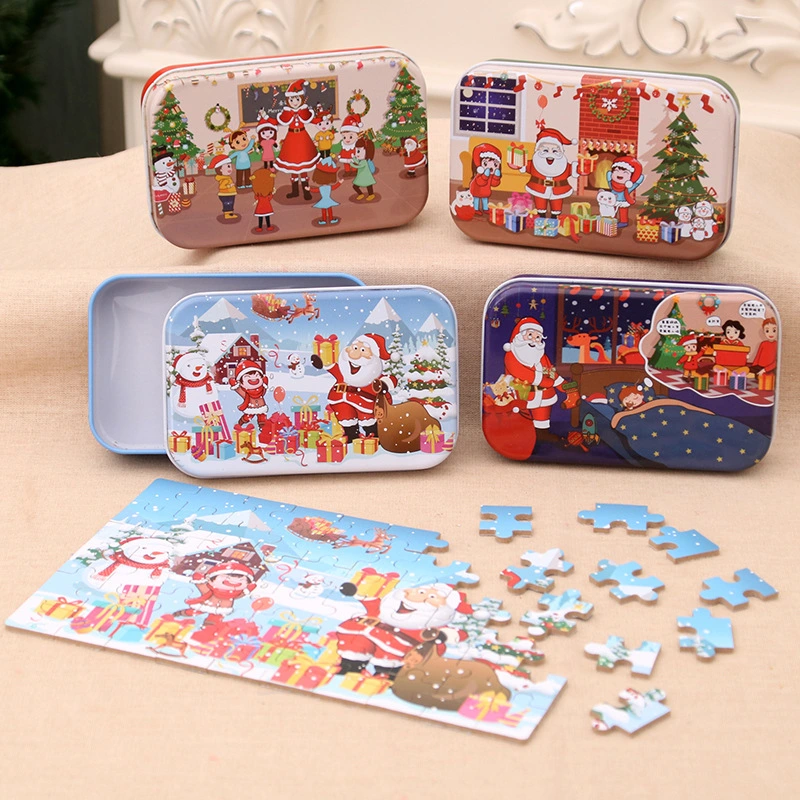 Christmas Wooden Diy Handmade Puzzle Puzzle