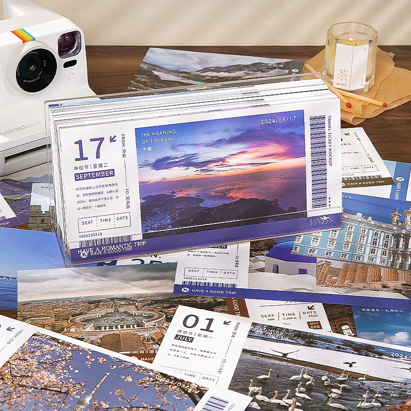 2024 Travel Desk Calendar Acrylic Travel Around The World