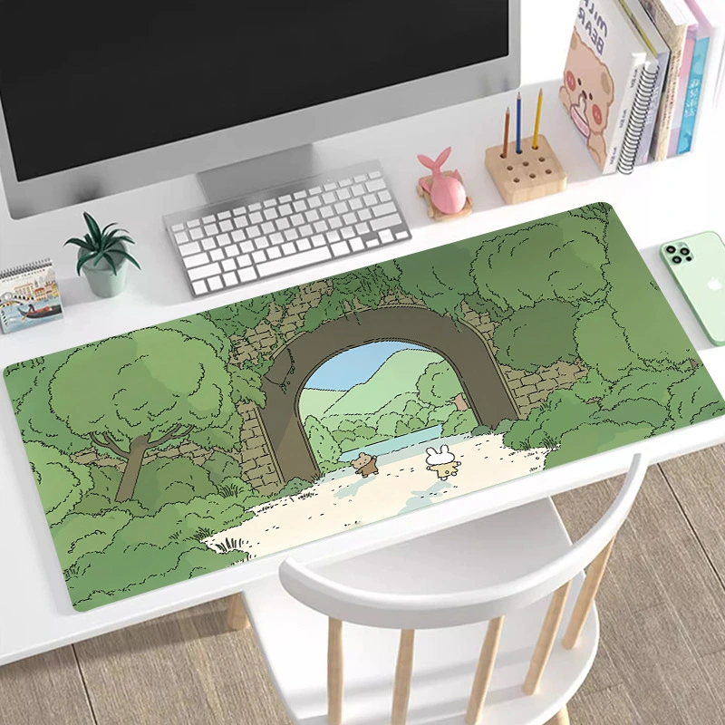 Lock Edge Non-slip Large Mouse Pad Computer Desk Pad