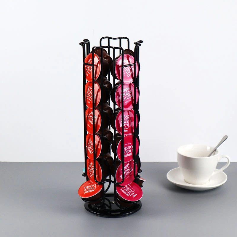 Large Capacity Rotatable Coffee Capsule Holder