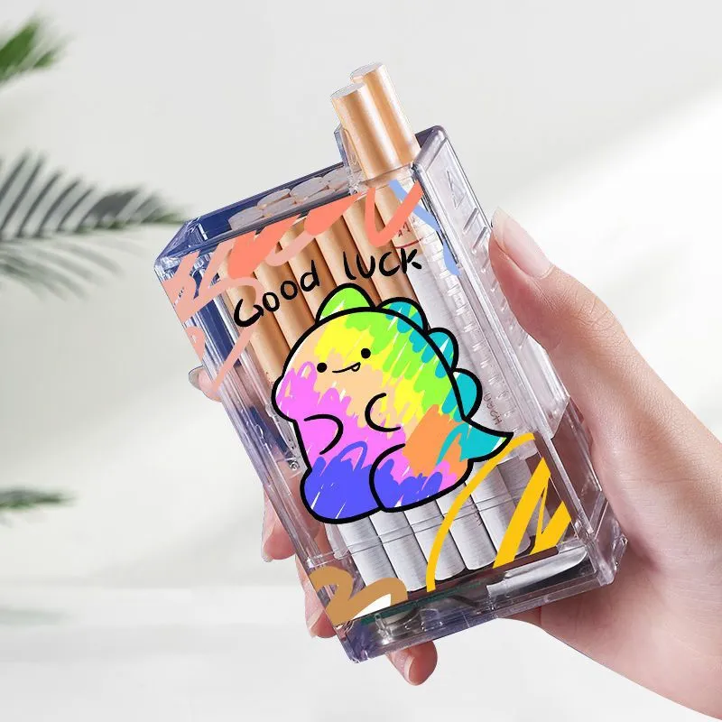 Cute Transparent Cigarette Case Cigarette Lighter