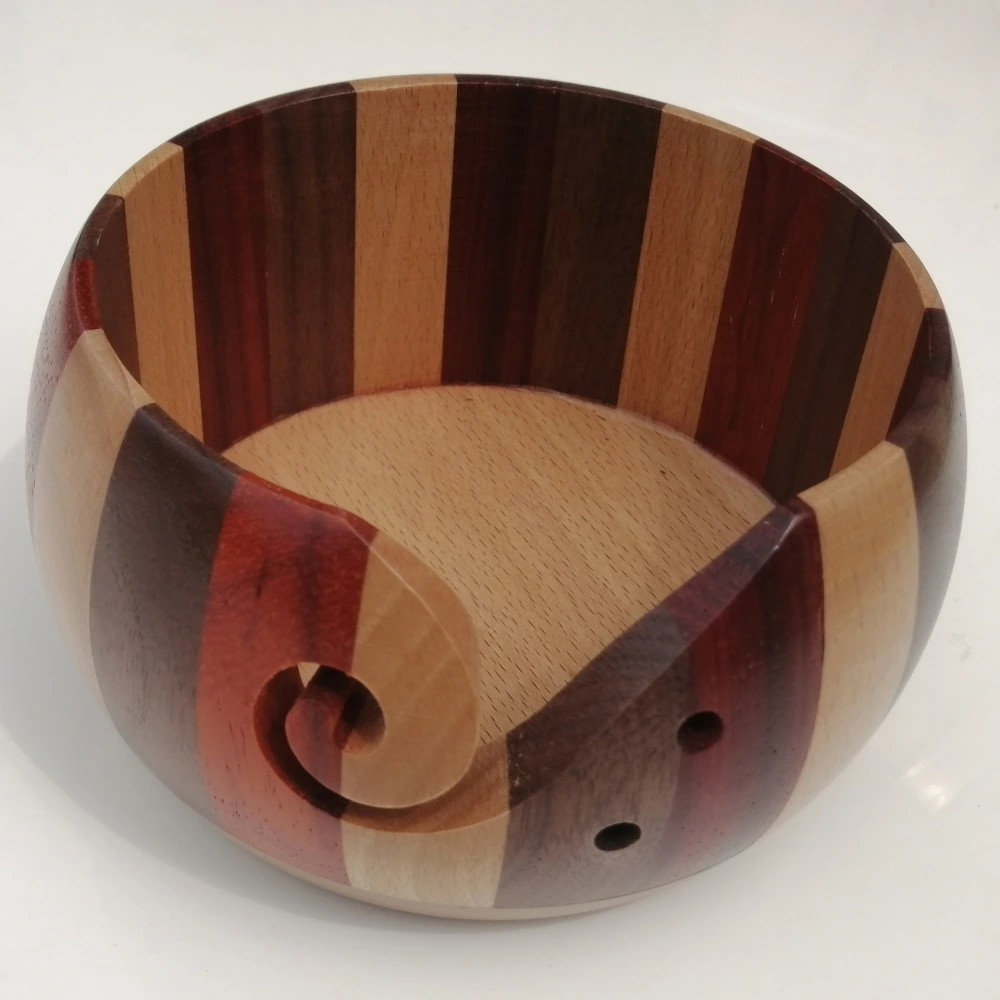 Wooden Bowl Household Wool Storage Bowl