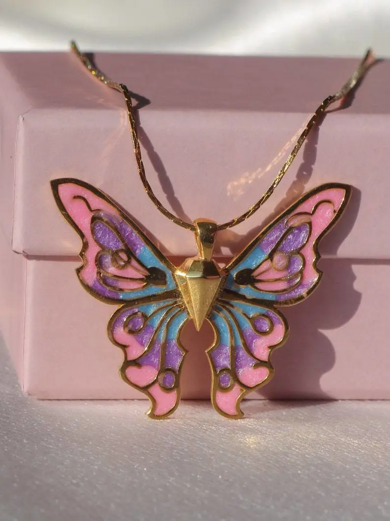 Korean Style Cold Color Saturated Necklace