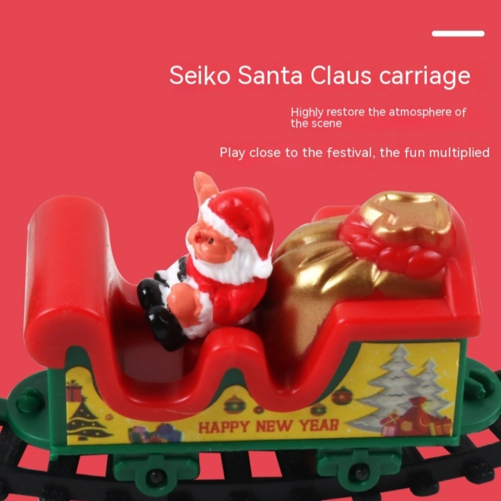 Christmas Electric Rail Car Toy Simulation Mini