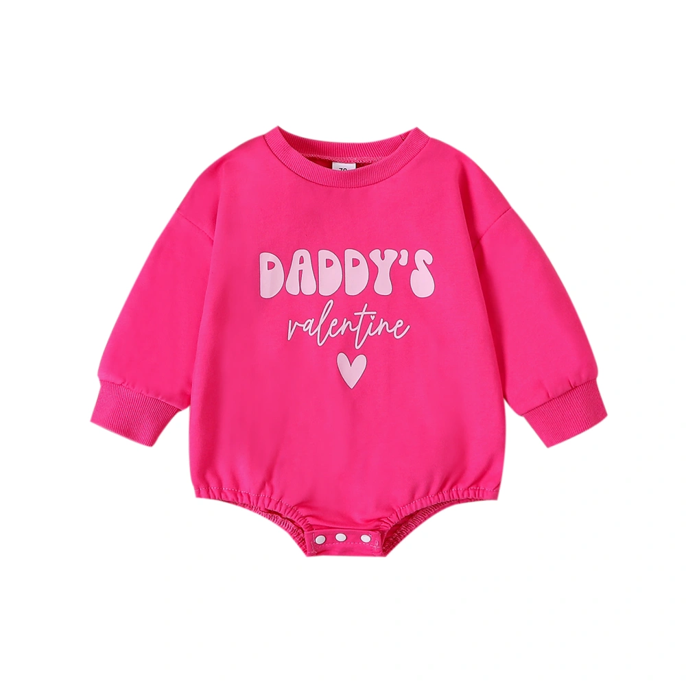 Baby Girls Sweatshirts Rompers Valentine's Day Clothes Bodysuits