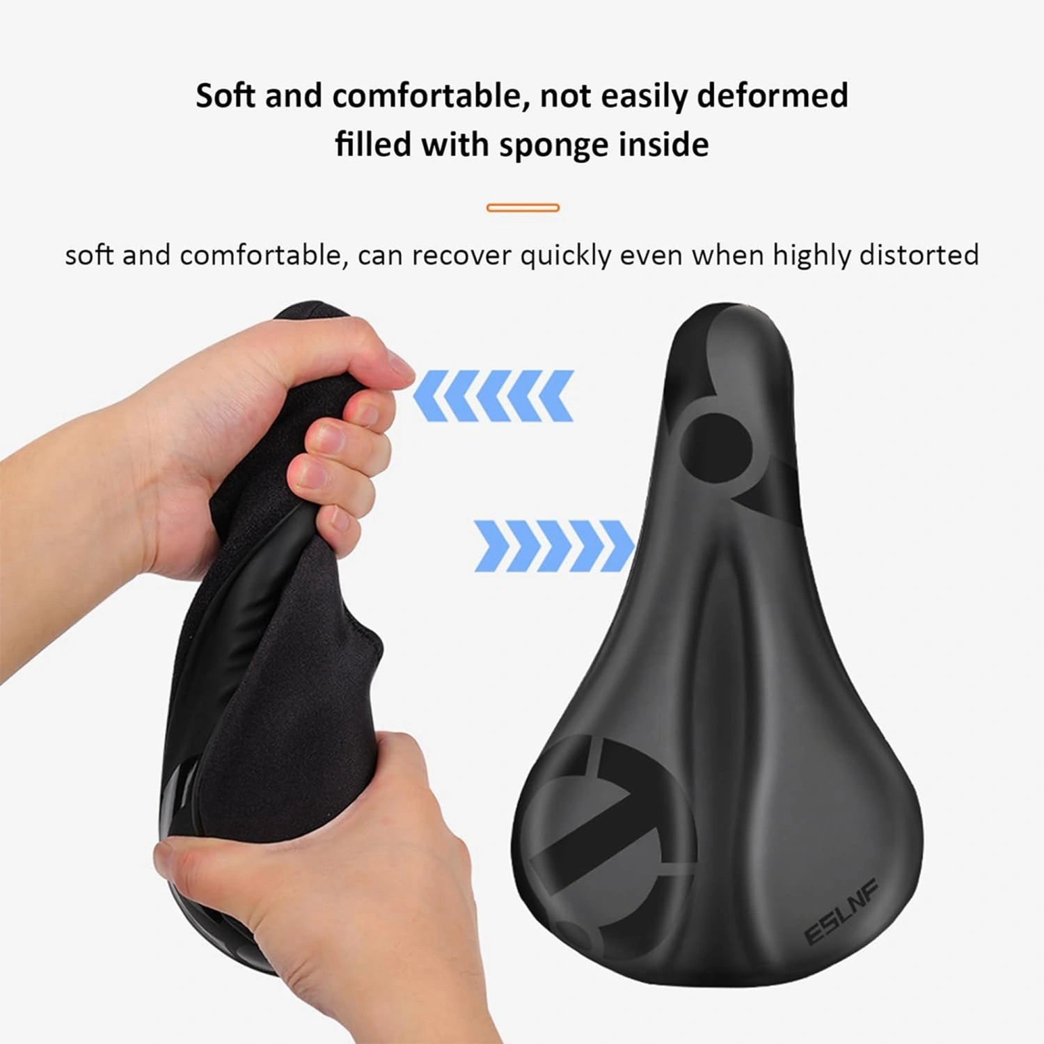 Bike Seat Cushion Cover Soft Waterproof Bicycle Seat Cover Rain Cover 