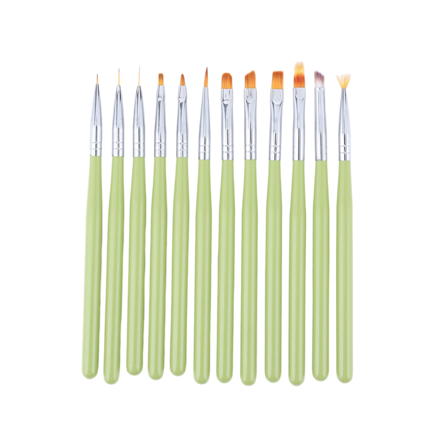 Nail Art Brushes 12Pcs Nail Design Tools Nail Painting Liner Brushes