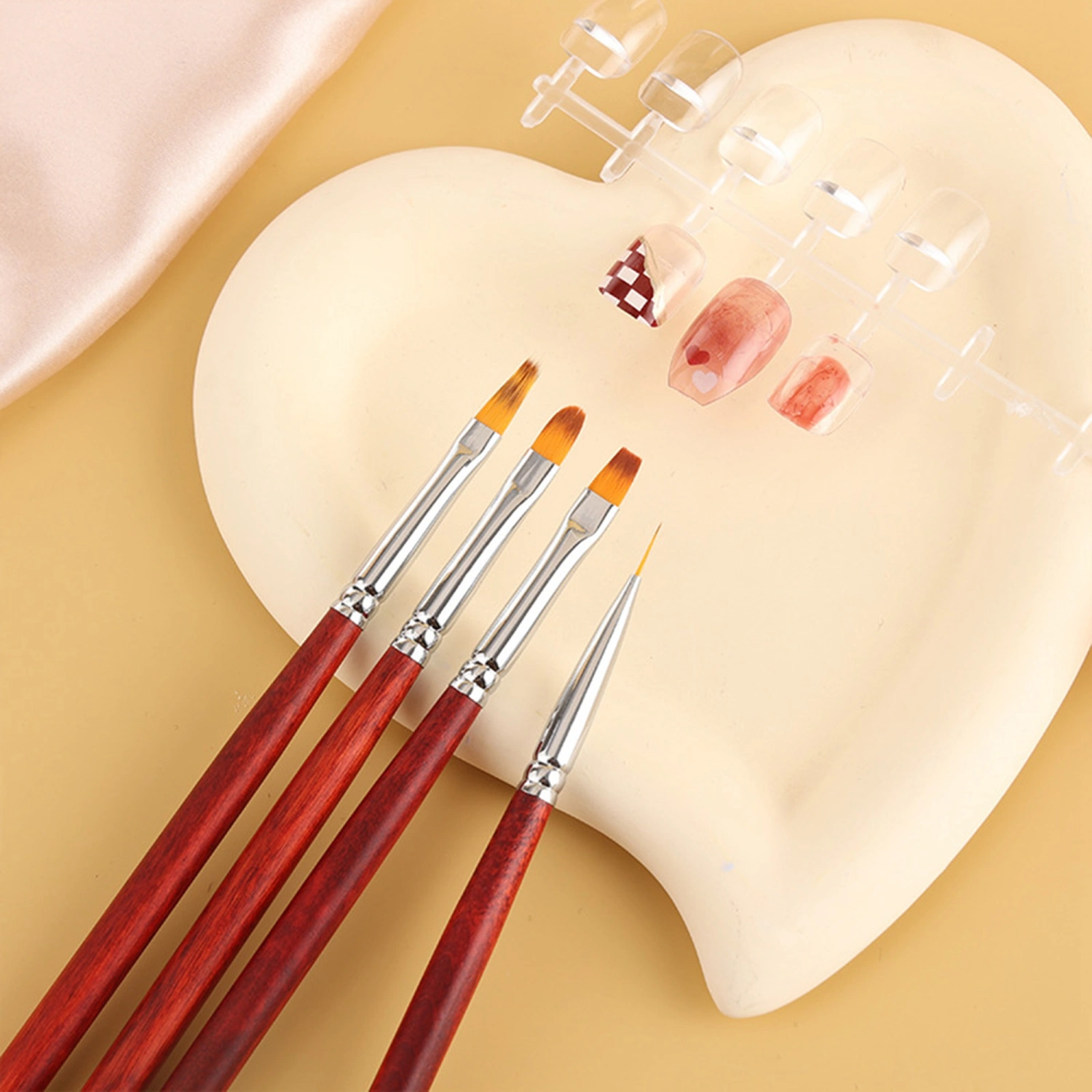 Nail Art Brushes 12Pcs Nail Design Tools Nail Painting Liner Brushes